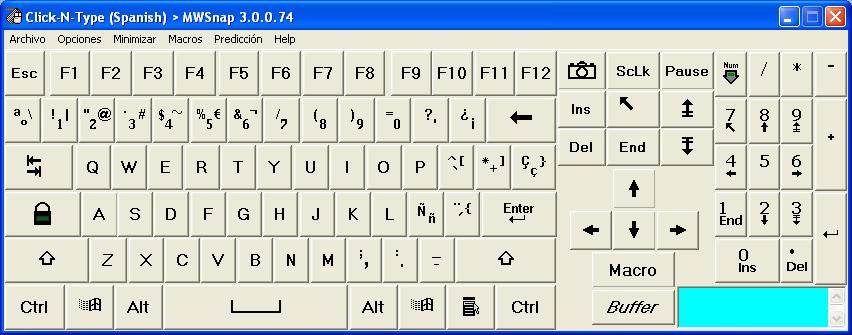 Keyboard Click Type Click-N-Type | AT Observatory